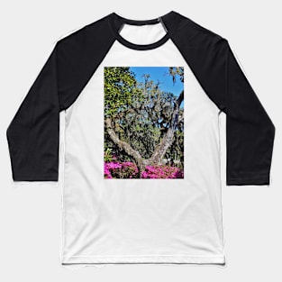 Split Tree Beauty Baseball T-Shirt